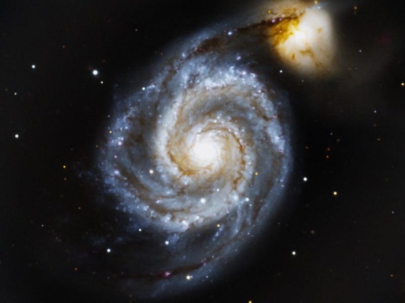 M51 La galaxia del remolino