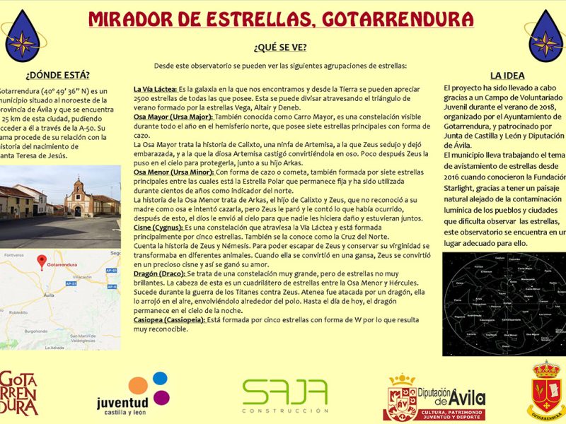 El Mirador de Gotarrendura y Centro de Interpretación Astronómico (Moraña)