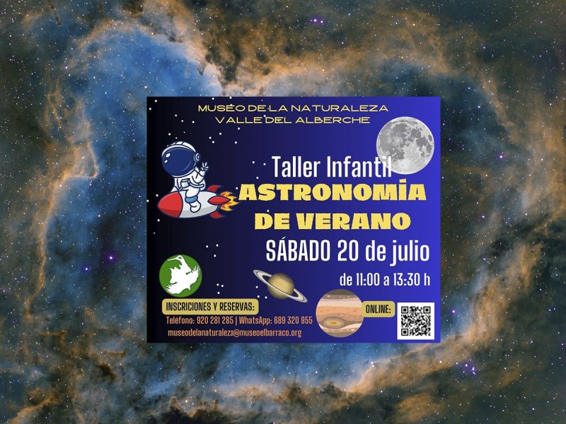 Taller infantil de astronomía de verano