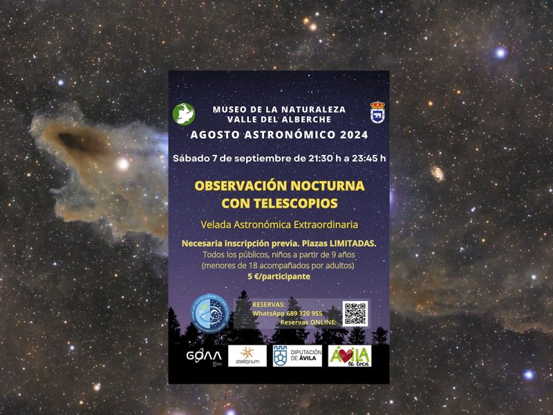 Observación nocturna con telescopios